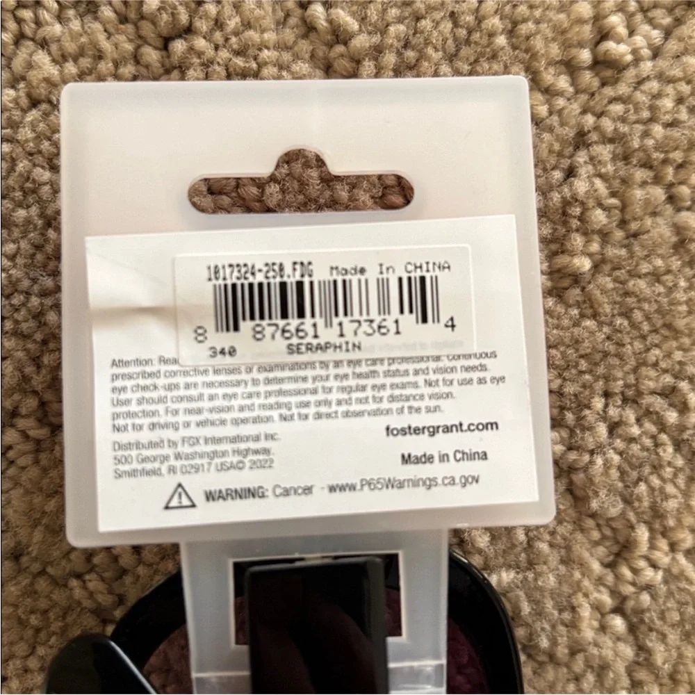 NWT Foster Grant Seraphin Reader Sunglasses +2.50 - Picture 4 of 4